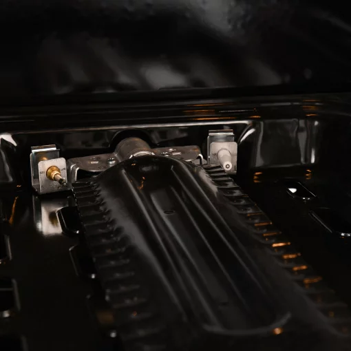 Плита Ardesto газова, 50л, 50x60см, скляна кришка, електропідпал, таймер, термометр, каво адаптер, форсунки LPG (підключення газового балона), чорний