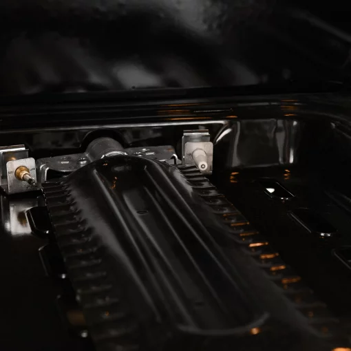 Плита Ardesto газова, 50л, 50x60см, скляна кришка, електропідпал, підсвічування, термометр, каво адаптер, відкидна шухляда,  форсунки LPG (підключення газового балона), чорний