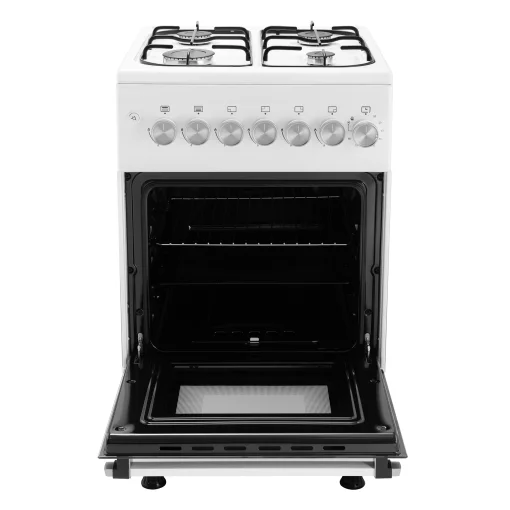 Плита Ardesto газова, 50л, 50x60см,  електропідпал, таймер,  форсунки LPG (підключення газового балона), білий