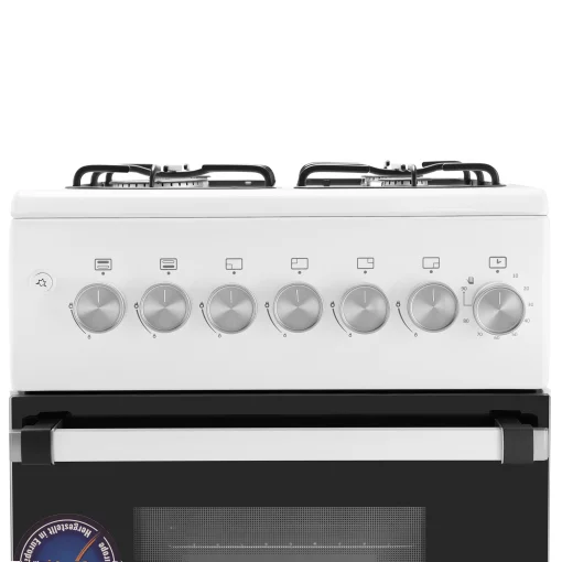 Плита Ardesto газова, 50л, 50x60см,  електропідпал, таймер,  форсунки LPG (підключення газового балона), білий