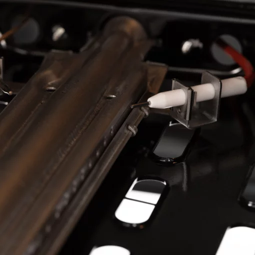 Плита Ardesto газова, 58л, 60x60см, скляна кришка, електропідпал, підсвічування, таймер, термометр, відкидна шухляда, форсунки LPG (підключення газового балона), коричневий