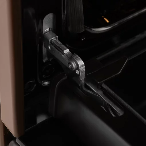 Плита Ardesto газова, 58л, 60x60см, скляна кришка, електропідпал, підсвічування, таймер, термометр, відкидна шухляда, форсунки LPG (підключення газового балона), коричневий