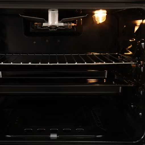 Плита Ardesto газова, 58л, 60x60см, скляна кришка, електропідпал, підсвічування, таймер, термометр, відкидна шухляда, форсунки LPG (підключення газового балона), коричневий