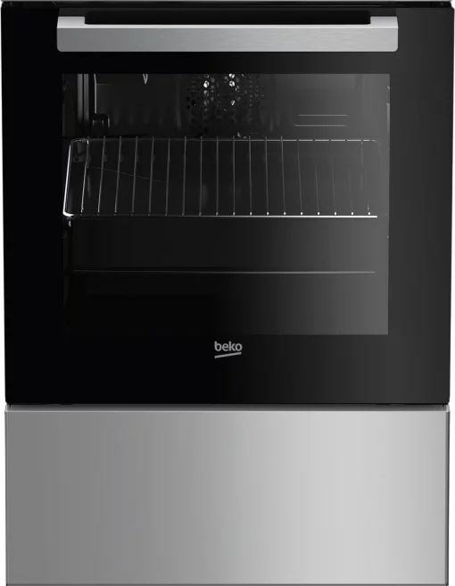 Плита Beko комбінована, 55л, 50x60см, для зрідженого газу, конвекція, чавун, нерж