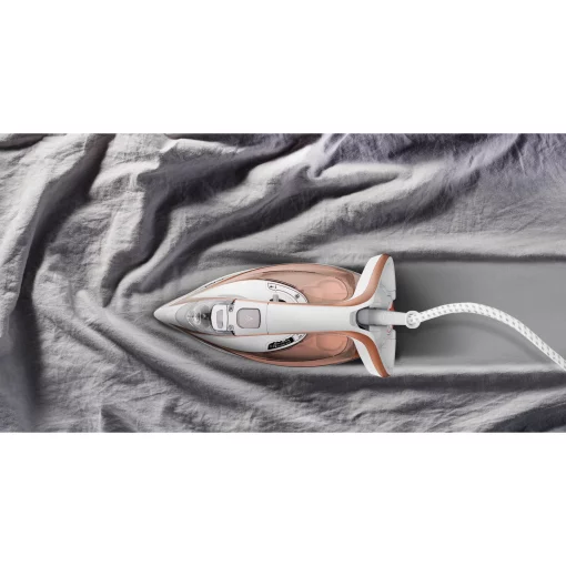 Праска Tefal TurboPro Anti-Calc, 3000Вт, 300мл, паровий удар -270гр, постійна пара - 50гр, керам. підошва, біло-бежевий