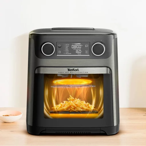 Мультипіч Tefal Easy Fry Multifunctional, 1800Вт, механічне керув., 9 програм, пластик, чорний