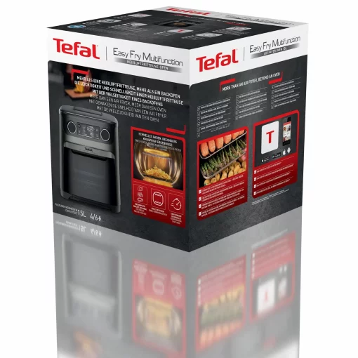 Мультипіч Tefal Easy Fry Multifunctional, 1800Вт, механічне керув., 9 програм, пластик, чорний