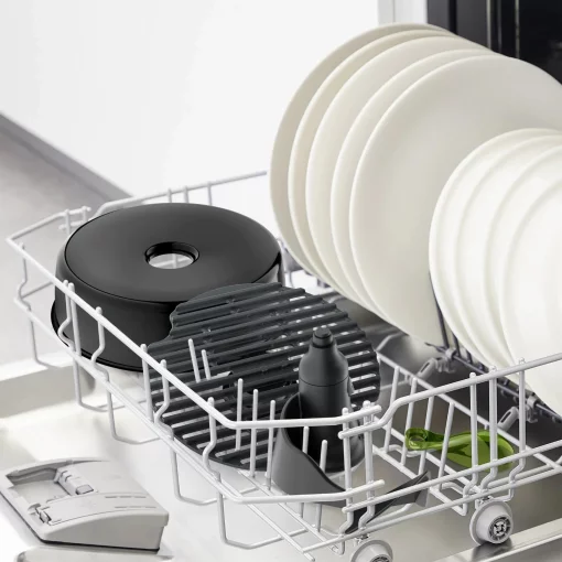 Мультипіч Tefal ActiFry & Grill Genius, 1500Вт, чаша-4л, сенсорне керув., підкл. до смартфону, авто перемішування, пластик, чорно-золотий