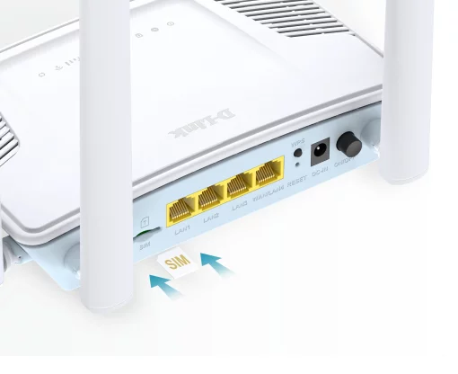 Маршрутизатор D-Link G403C N300, 4G/LTE, 3xFE LAN, 1xFE LAN/WAN
