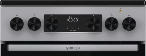 Плита Gorenje електрична склокерамічна, 70л, 50x60см, дисплей, програматор, сірий