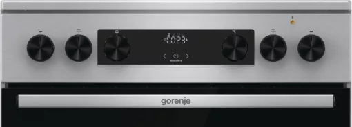 Плита Gorenje електрична склокерамічна, 71л, 60x60см, дисплей, програматор, нерж