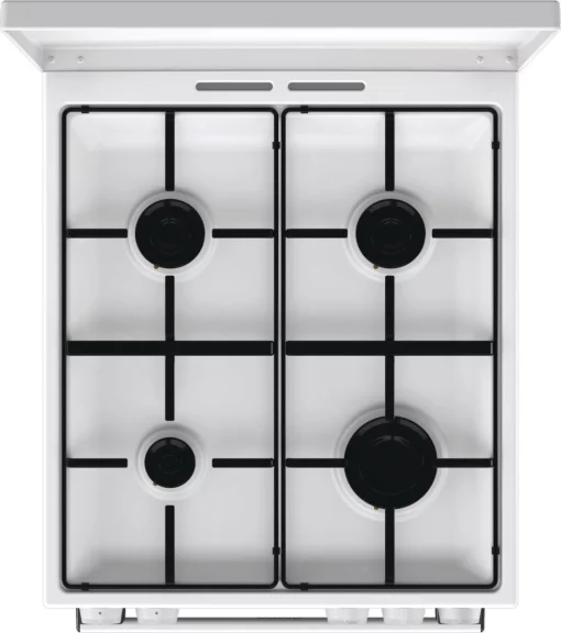 Плита Gorenje  газова, 70л, 50x60см, емальовані, з кришкою, білий