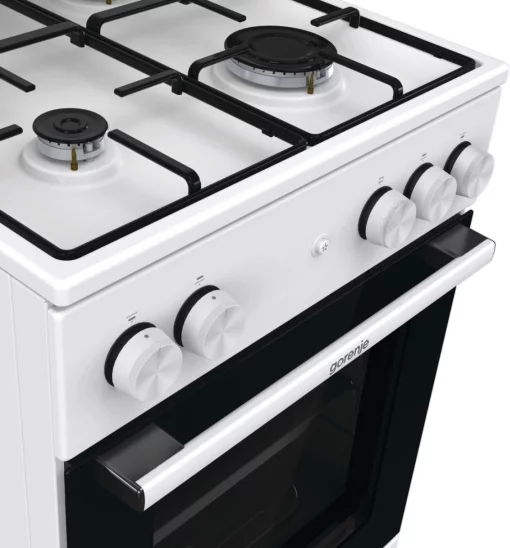 Плита Gorenje  газова, 70л, 50x60см, емальовані, з кришкою, білий