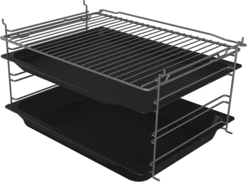 Плита Gorenje  газова, 72л, 60x60см, емальовані, з кришкою, білий