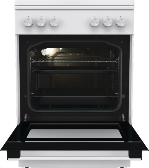 Плита Gorenje  газова, 72л, 60x60см, емальовані, з кришкою, білий