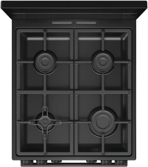 Плита Gorenje комбінована, 70л, 50x60см, дисплей, чавун, чорний
