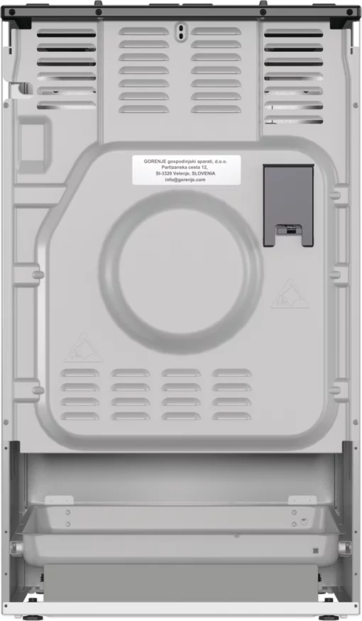 Плита Gorenje комбінована, 70л, 50x60см, дисплей, чавун, нерж