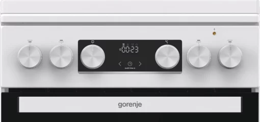 Плита Gorenje комбінована, 70л, 50x60см, IconLed, чавун, з кришкою, білий