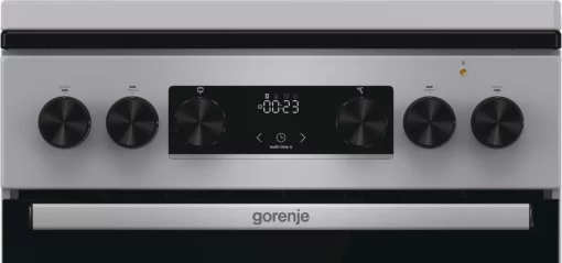 Плита Gorenje комбінована, 70л, 50x60см, дисплей, IconLed, емальовані, нерж