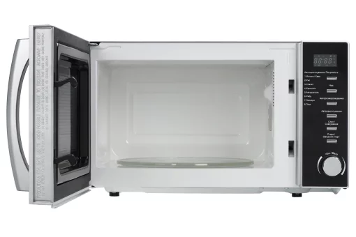 Мікрохвильова піч ARDESTO, 20л, електр.керув., 700Вт, дисплей, відкр.ручкою, сріблястий