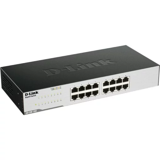 Комутатор D-Link GO-SW-16G 16xGE, Desktop, Некерований