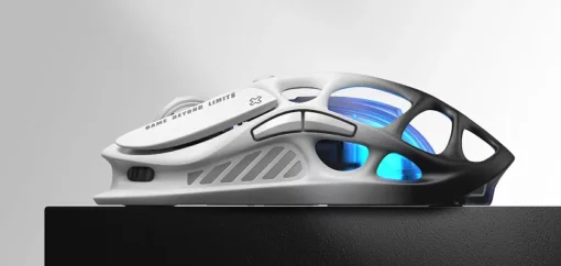 Миша GravaStar Mercury M1 Pro, BT/WL/USB-A, RGB, чорно-білий