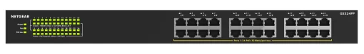 Комутатор NETGEAR GS324PP 24xGE PoE, 380Вт, Некерований