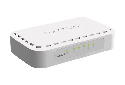 Комутатор NETGEAR GS605 5xGE, Некерований