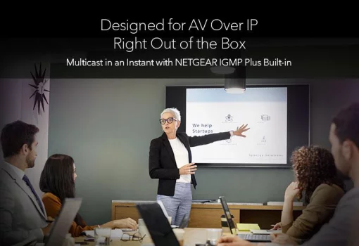 Комутатор NETGEAR M4250-8G2XF-PoE+ (GSM4210PX), 8xGE PoE, 2xSFP+, 220Вт, AV Line, Керований L2