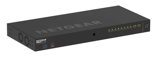 Комутатор NETGEAR M4250-10G2F-POE+ (GSM4212P) 10xGE (8xPoE), 2xSFP, 125Вт, AV Line, Керований L2