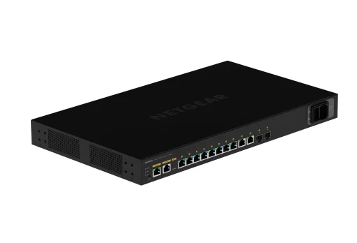 Комутатор NETGEAR M4250-10G2XF-PoE++ (GSM4212UX) 8x1GE Ultra90 PoE++ (720Вт), 2x1GE, 2xSFP, AV Line керований L2