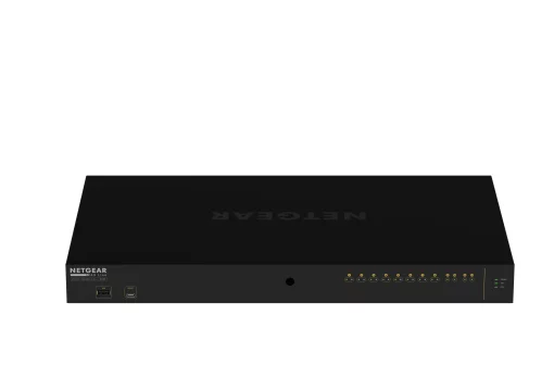 Комутатор NETGEAR M4250-10G2XF-PoE++ (GSM4212UX) 8x1GE Ultra90 PoE++ (720Вт), 2x1GE, 2xSFP, AV Line керований L2