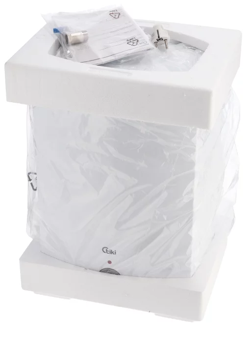 Водонагрівач електр. TIKI компакт GT, 15л, 2кВт, монтаж над мийкою, мех. кер-ння, A, білий, 700188