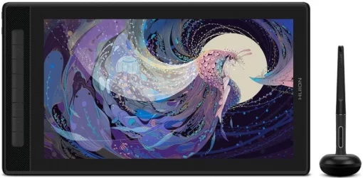 Графічний монітор Huion 15,8" Kamvas Pro 16, 2.5K, USB-C, чорний