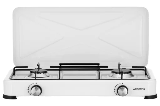 Плитка  настільна Ardesto газова, тип газу LPG, конфорок - 2, білий