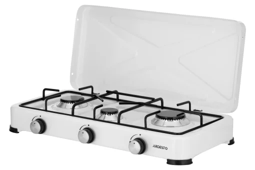 Плитка настільна Ardesto газова, тип газу LPG, конфорок - 3, білий