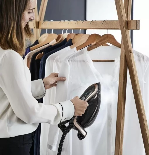 Праска-парогенератор Tefal Pro Express Vision, 3000Вт, 1100мл, паровий удар -750гр, постійна пара - 180гр, чорно-золотий