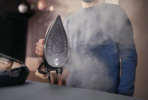 Праска-парогенератор Tefal Pro Express Vision, 3000Вт, 1100мл, паровий удар -750гр, постійна пара - 180гр, чорно-золотий