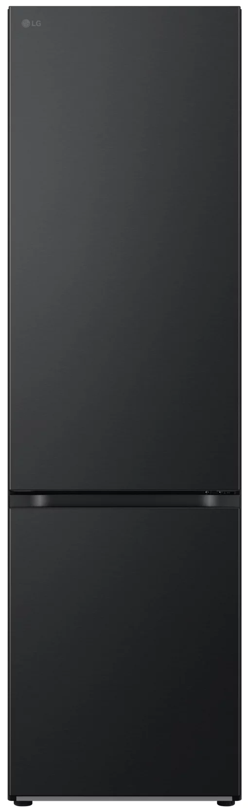 Холодильник LG з нижн. мороз., 203x60х68, холод.відд.-277л, мороз.відд.-107л, 2дв., А++, NF, інв., диспл внутр., Fresh Сonverter, Metal Fresh, чорний