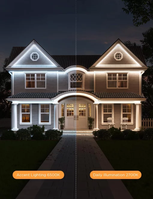 Стрічка світлодіодна розумна Govee H70A1 Phantasy Outdoor LED, 10м, RGBICWW, WI-FI/Bluetooth, білий