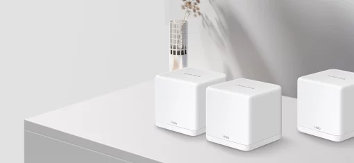 Система WiFi-Mesh MERCUSYS Halo H60X AX1500, 3xGE LAN/WAN, 3мод