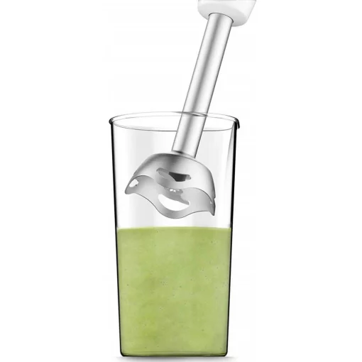 Блендер Tefal заглибний Easychef 450Вт, 3в1, чаша-800мл, чопер-500мл, турборежим, білий