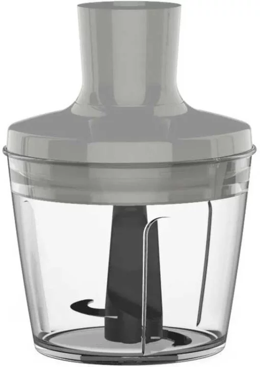 Блендер Tefal заглибний Quickchef+ 1000Вт, 3в1, чаша-800мл, чопер-500мл, турборежим, сріблясто-сірий