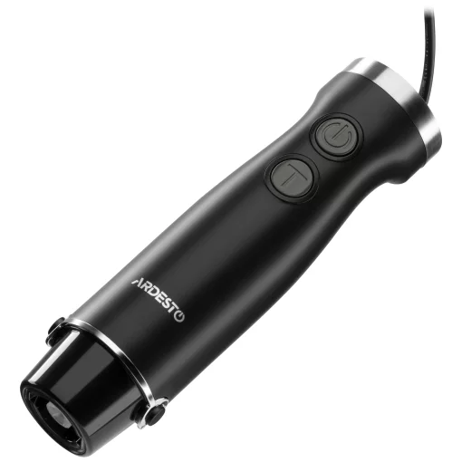 Блендер Ardesto ручний 600Вт, чорно-сріблястий