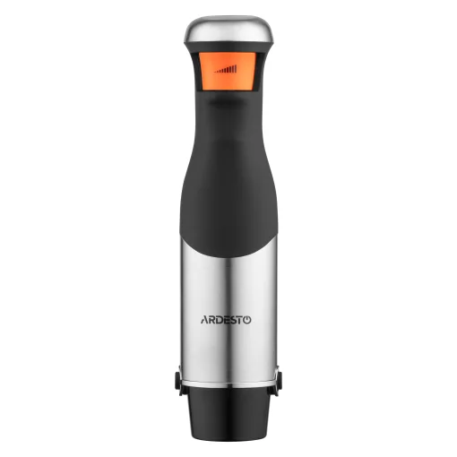 Блендер Ardesto занурювальний HBG-800DWHCHC, 800Вт, 4в1, чаша-600мл, чопер 500мл, чорно-сріблястий