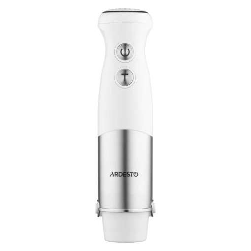 Блендер Ardesto занурювальний HBG-800WWHCHML, 800Вт, 4в1, чаша-600мл, чопер 500мл, біло-сріблястий