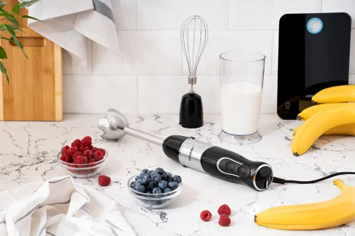 Блендер заглибний Ardesto 800Вт, 2в1, чаша-600мл, чорний