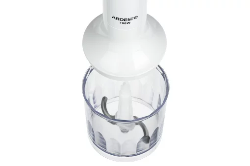 Блендер заглибний Ardesto 700Вт, 3в1, чаша-600мл, білий