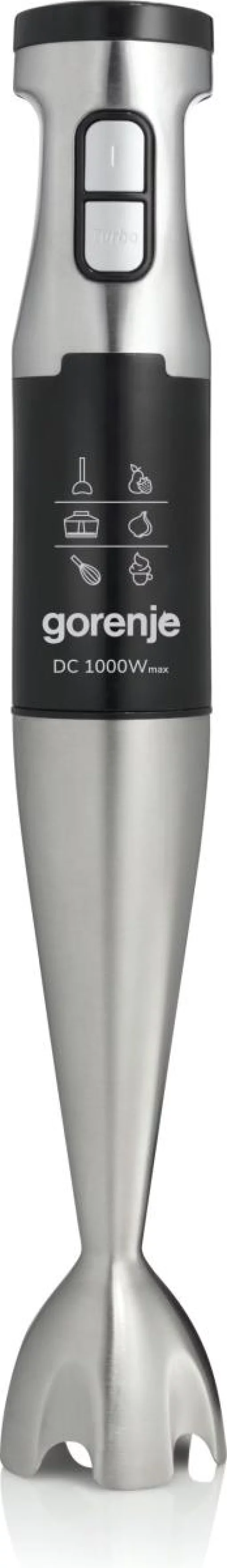 Блендер Gorenje заглибний 1000Вт, 3в1, чаша-700мл, нерж