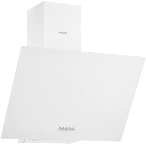 Витяжка Ardesto похила, 60см, 900м3ч,  скло, 2х1Вт LED, кнопкове, білий